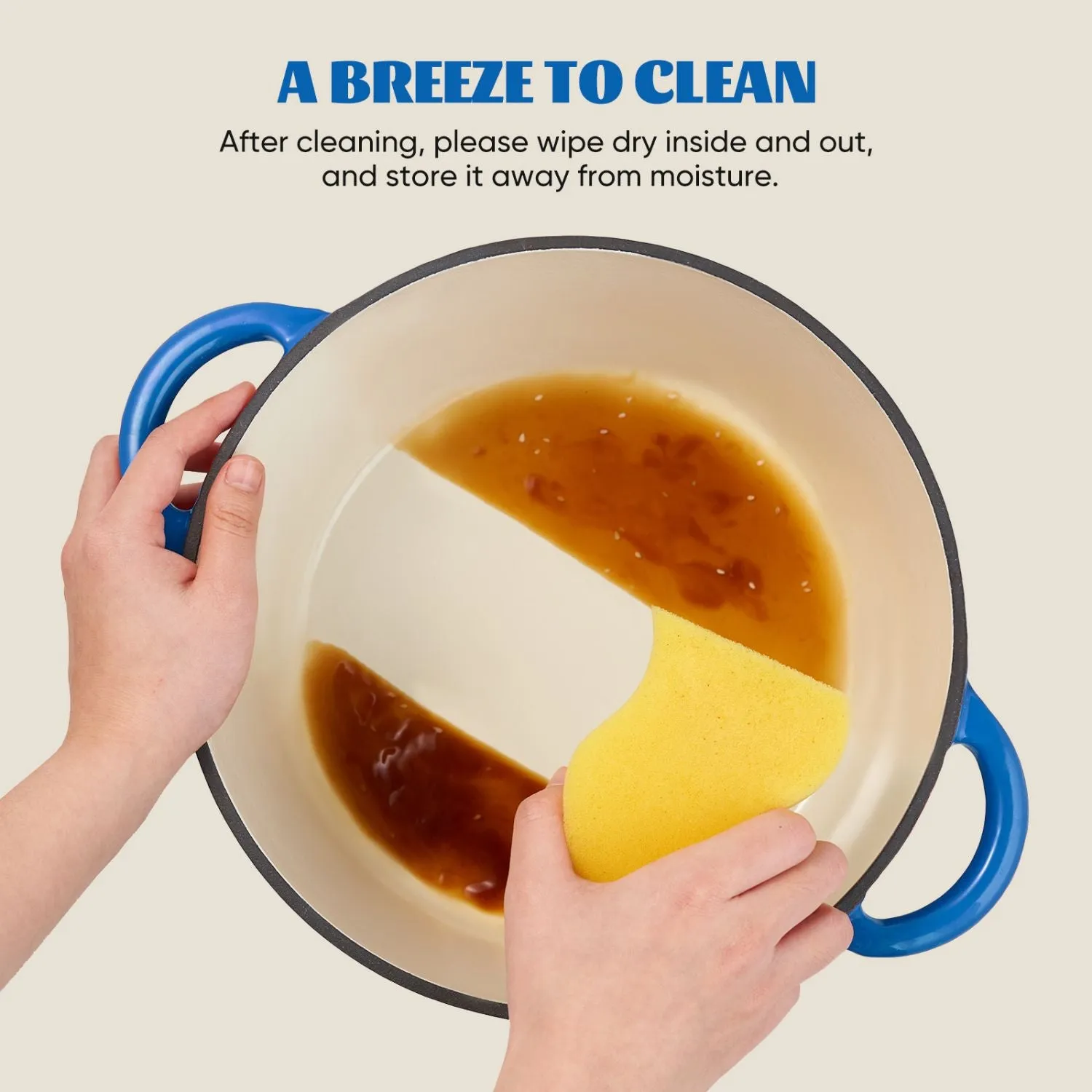 IronRoot™ 4.5QT Gradient Cast Iron Pot – Enamel Dutch Oven for Fire, Stove & Oven