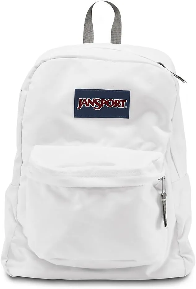 JanSport Superbreak Backpack - White - Classic, Ultralight