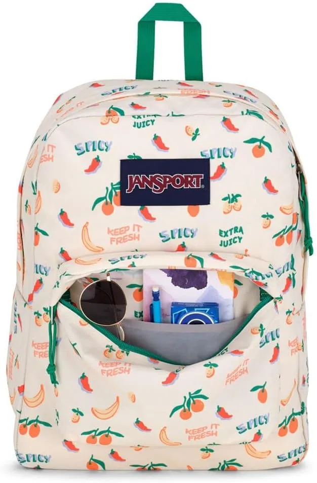 JANSPORT SUPERBREAK ONE Large Backpack, Five a Day Cream, One Size, Modern