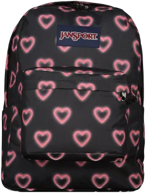 JANSPORT SUPERBREAK ONE Large Backpack, Happy Hearts Black, One Size, Unisex