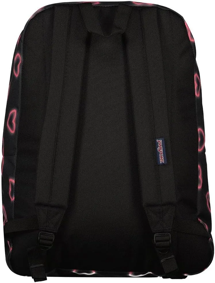 JANSPORT SUPERBREAK ONE Large Backpack, Happy Hearts Black, One Size, Unisex