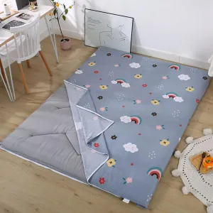 Japanese Futon Mattress Cover with Zipper Floor Futon Mattress Cover for Full Queen King Twin Size Meditation Sleeping Pad Dust Cover (B,Twin:100x200cm(39x79in))