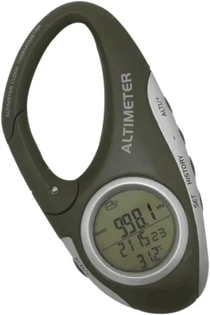 KESYOO Handheld Barometer Altimeter with Carabiner for Mountaineering Hiking and Outdoor Adventures Accurate Measurement and Easy Carrying