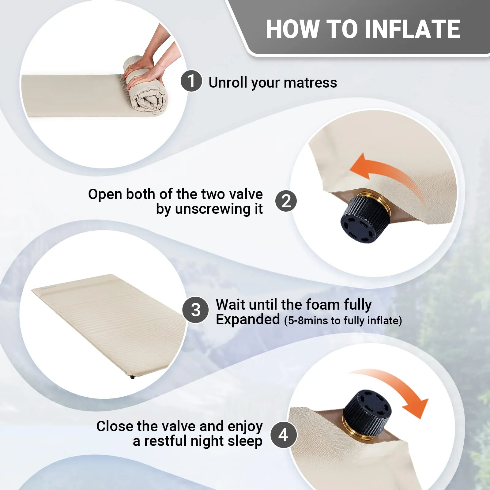 KingCamp COMFORT DOUBLE Self-inflatable Pad