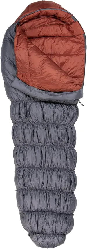 Klymit KSB Lightweight Mummy Sleeping Bag, 20°F Cold Weather Sleeping Bag for Camping, Hiking, and Backpacking, Gray, Large