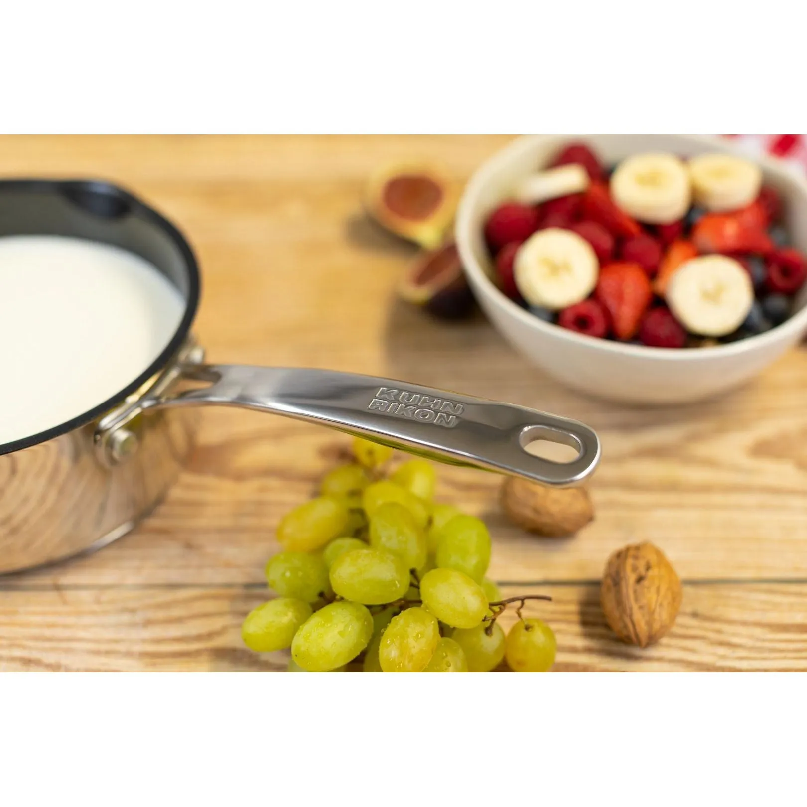 Kuhn Rikon Stainless Steel Non-Stick Allround Milk Pan