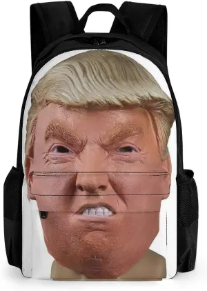 Laptop Backpack for Men Women US Presidential Officials Backpack Casual Bag Travel Backpack Simple Bag for Hiking