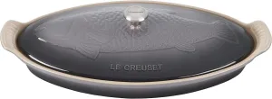 Le Creuset Heritage Stoneware Oval Fish Baker, 1.7qt., Oyster