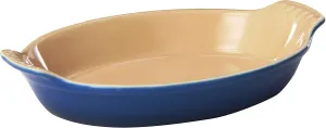 Le Creuset Stoneware Heritage Oval Au Gratin, 6 oz. (6.5"), Marseille