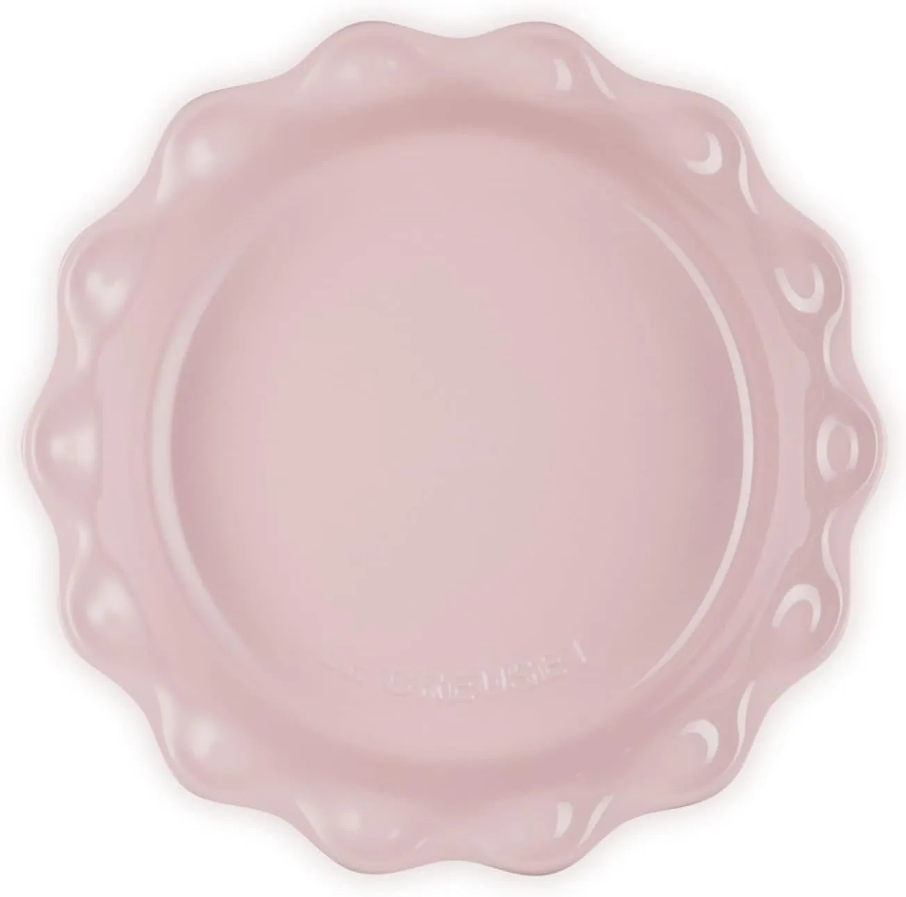 Le Creuset Stoneware Heritage Pie Dish, 9", Chiffon Pink
