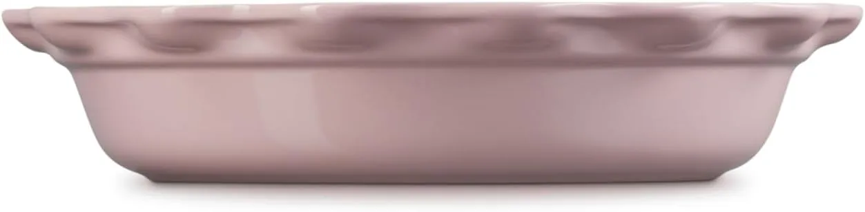 Le Creuset Stoneware Heritage Pie Dish, 9", Chiffon Pink