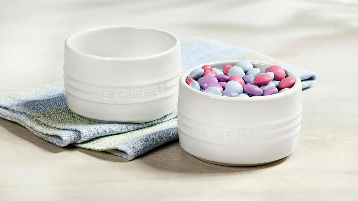 Le Creuset Stoneware Round Straight Wall Ramekin, 6.75oz., Marseille