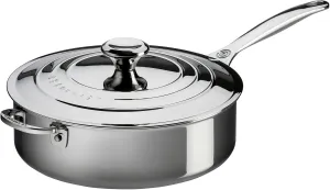 Le Creuset Tri-Ply Stainless Steel Saute Pan, 3 qt.