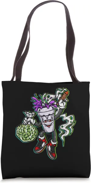 Lean shirts, Purple Drank, Dirty Double cup, Lean Line Tote Bag