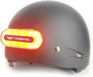 LED Helmet Light, Motorcycle Helmet Light, Bike Bicycle Rear Red Safety Light for Night Riding, Warning Tail Rechargeable Light with Type-C Cable