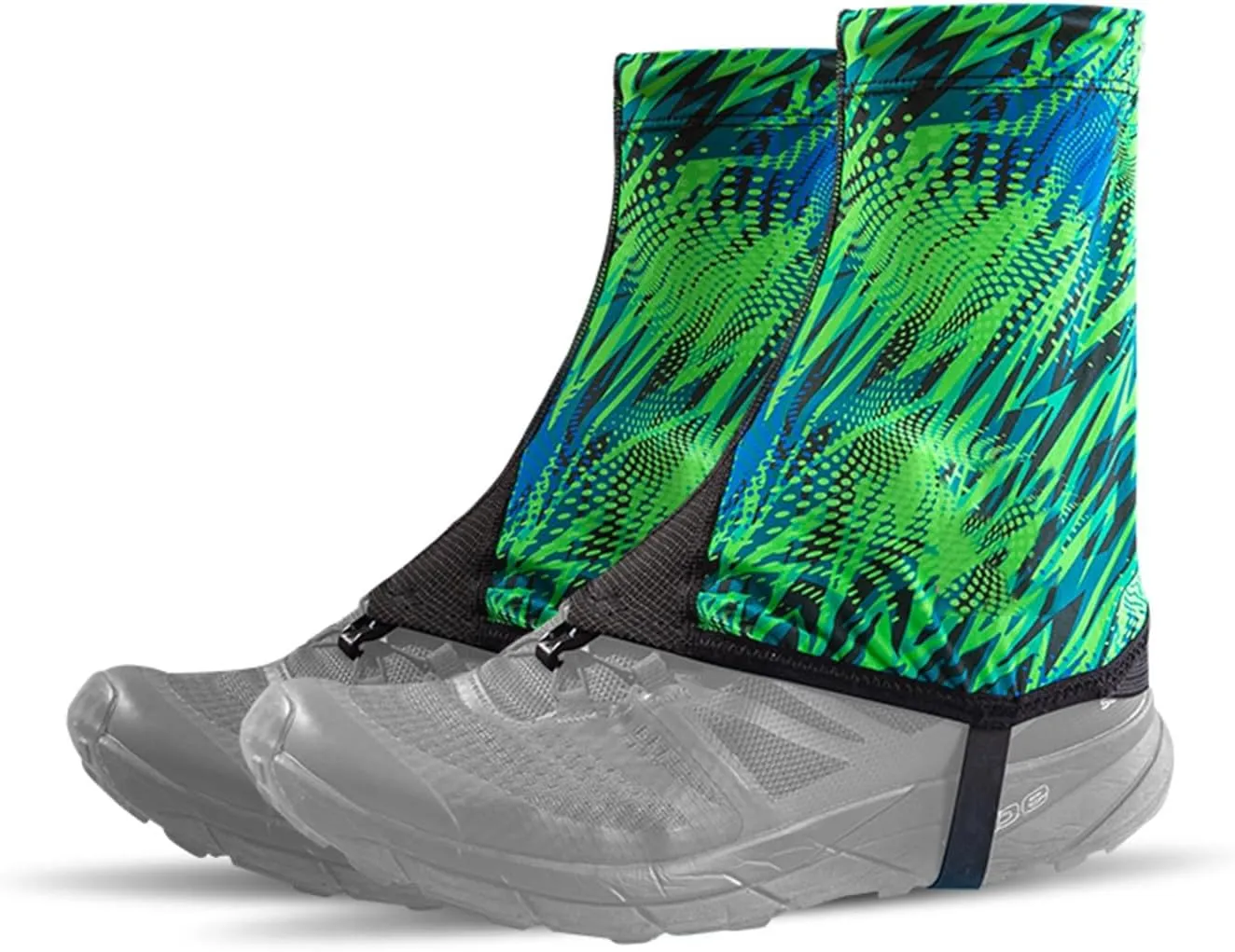 Leg Gaiters,Lightweight Cycling Outdoor Gaiters,Cross-Country Running and Desert Hiking Footwear Equipment,Adjustable Size Leg Gaiters(1 Pair)
