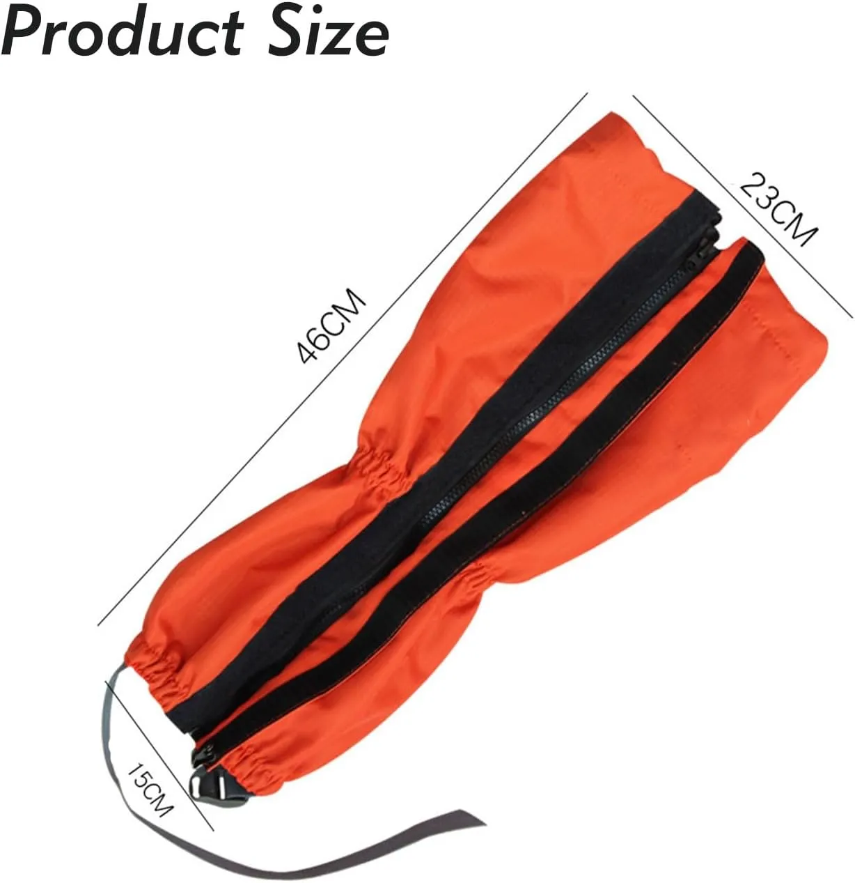 Leg Gaiters,Outdoor Gaiter,1 Pair Outdoor Waterproof Sports Hiking Gaiters,Lightweight Thickened Adjustable Snow Boot Ankle Gaiters