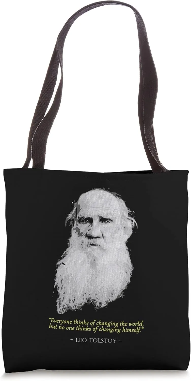 Leo Tolstoy Quote Tote Bag