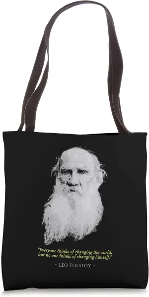 Leo Tolstoy Quote Tote Bag