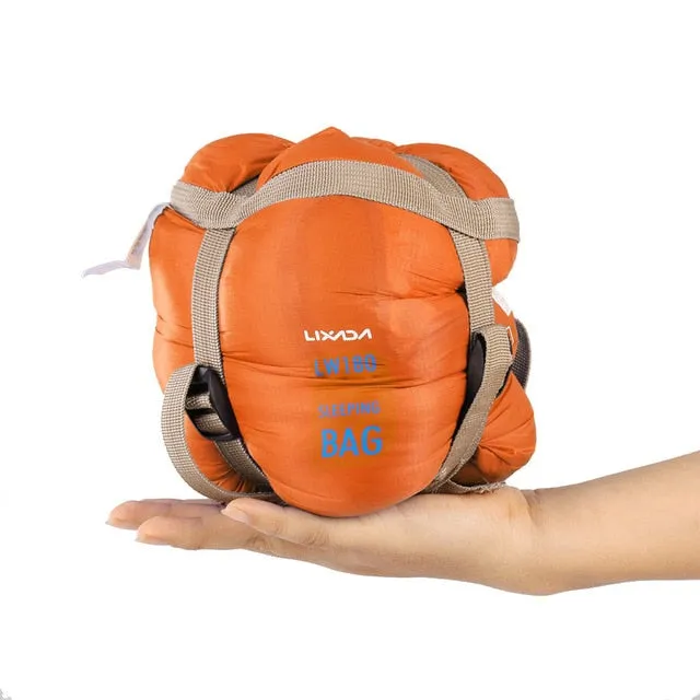 LIXADA 190 * 75cm Outdoor Envelope Sleeping Bag Camping Travel Hiking Ultra-light Sleeping Bag Travel Bag Hiking LW180 680g