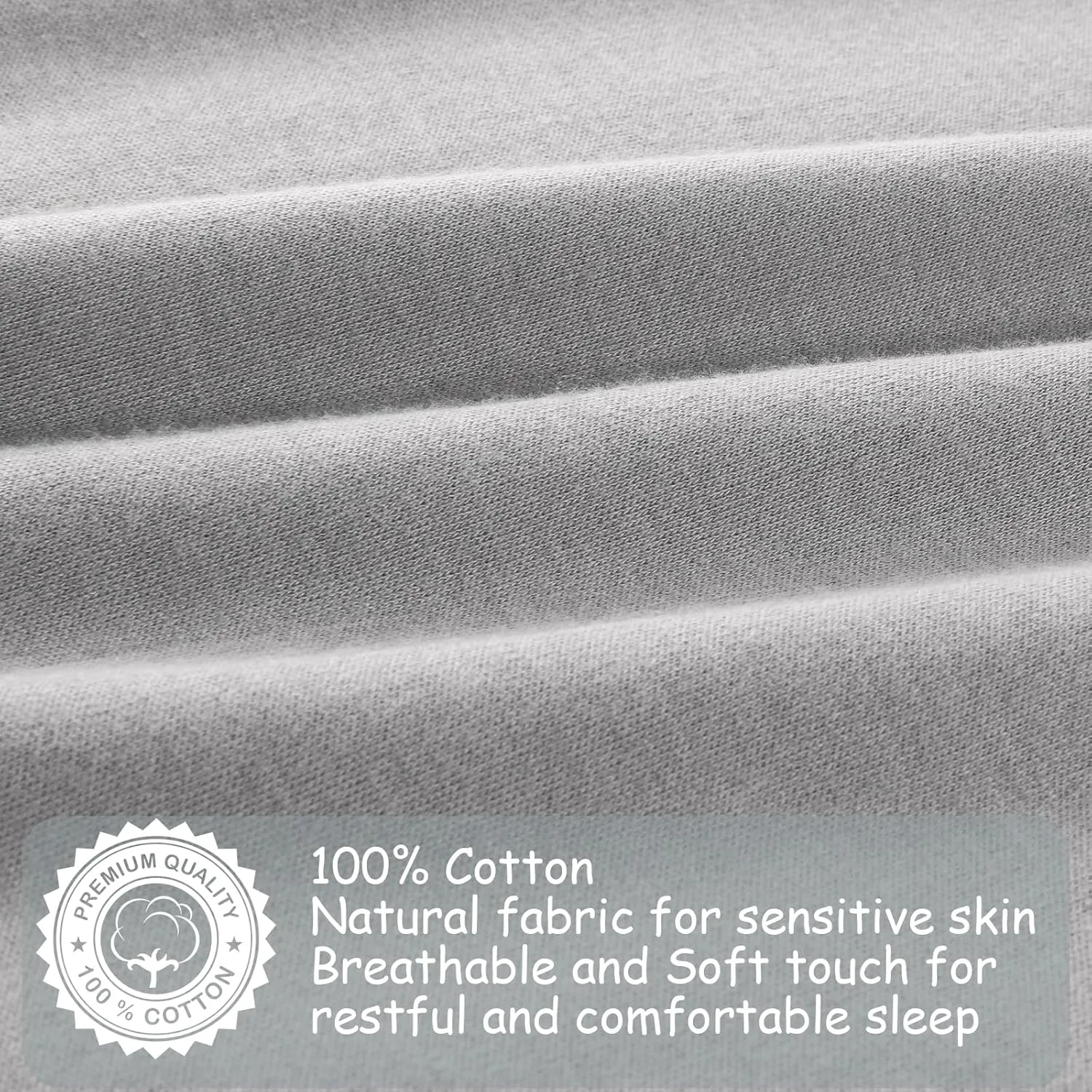 Looxii Baby Sleep Sack 0.5 TOG, 100% Cotton 3 Pack Wearable Blanket Baby Sleep Bag for Newborn Infant, 2-Way Zipper Lightweight Toddler Sleeping Sack 18-24 Months