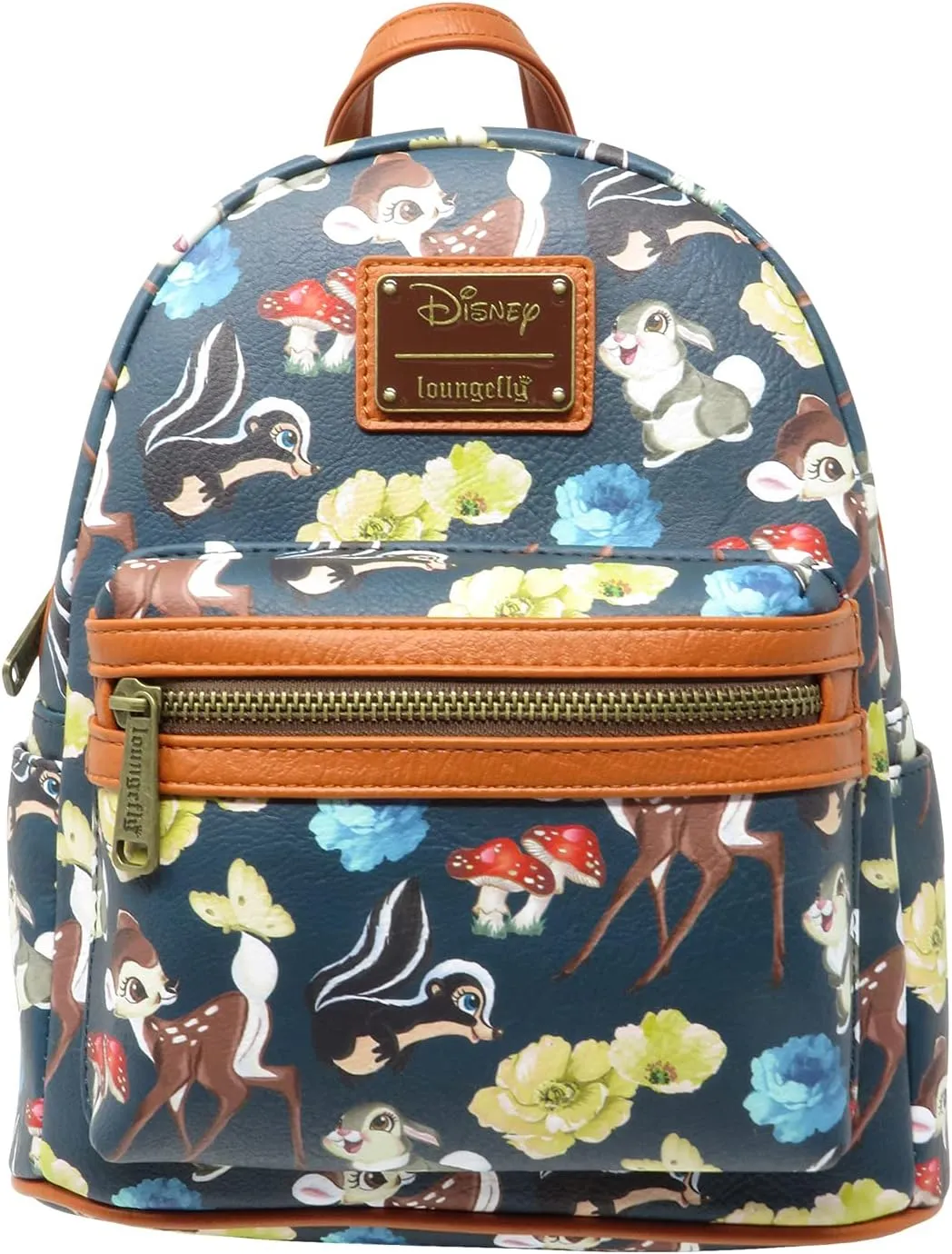 Loungefly Disney Bambi And Friends Womens Double Strap Shoulder Bag Purse