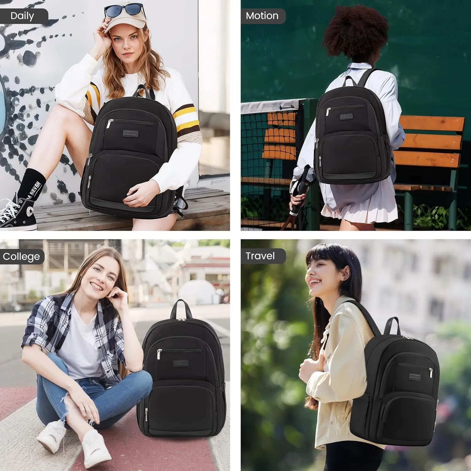 LOVEVOOK 17.3 inch Laptop Backpack - Versatile Work and School Backpack for Men and Women, Durable and Stylish Design