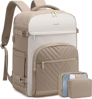 LOVEVOOK Travel Backpack for Women,40L Carry On Backpack for Airplanes,17.3 Inch Laptop Personal Item Travel Bag
