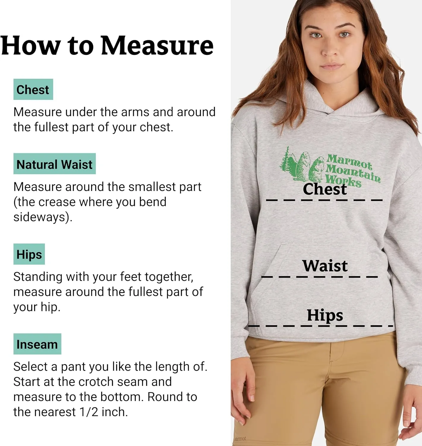 MARMOT Women's Marmot for Life Hoody - Hooded Sweatshirt with Screen Printed Graphic, Double-Layer Hood and Kangaroo Pocket