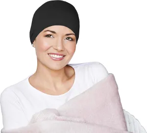 MASUMI Chemo Organic Headwear - Sleep Cap | Cancer Headwear for Men & Women | Unisex Sleeping Hat | 95% Cotton Beanie