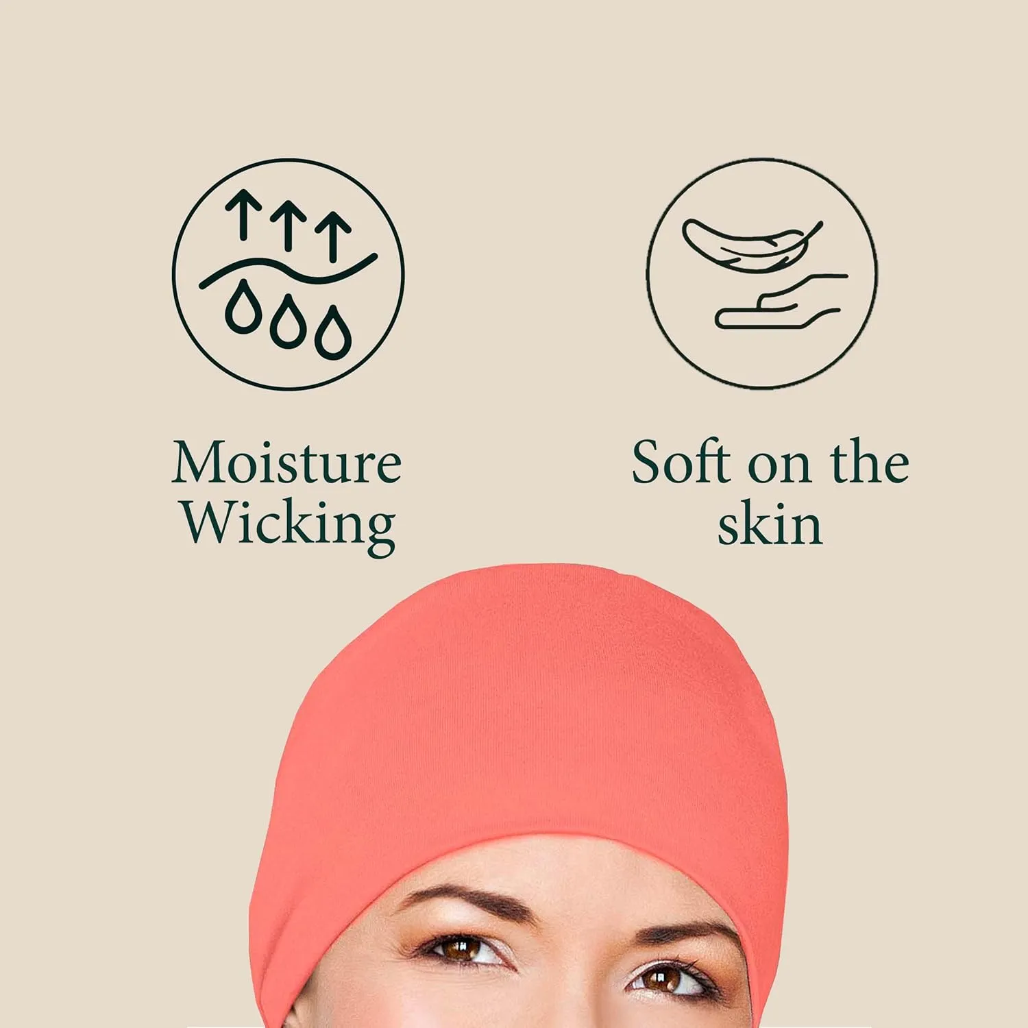 MASUMI Chemo Organic Headwear - Sleep Cap | Cancer Headwear for Men & Women | Unisex Sleeping Hat | 95% Cotton Beanie