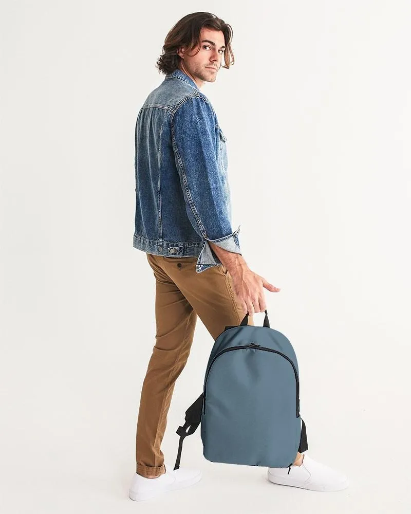 Medium Dark Cyan Waterproof Backpack | Medium Dark Pale Pastel Cyan | C30M0Y0K60