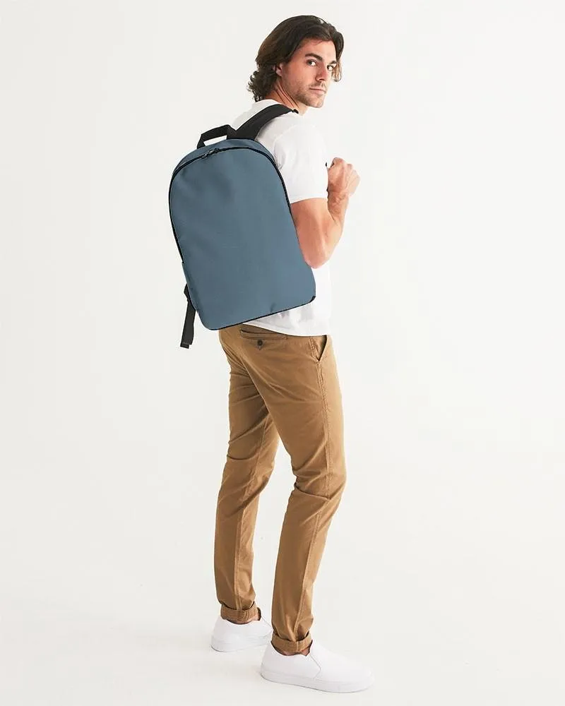 Medium Dark Cyan Waterproof Backpack | Medium Dark Pale Pastel Cyan | C30M0Y0K60