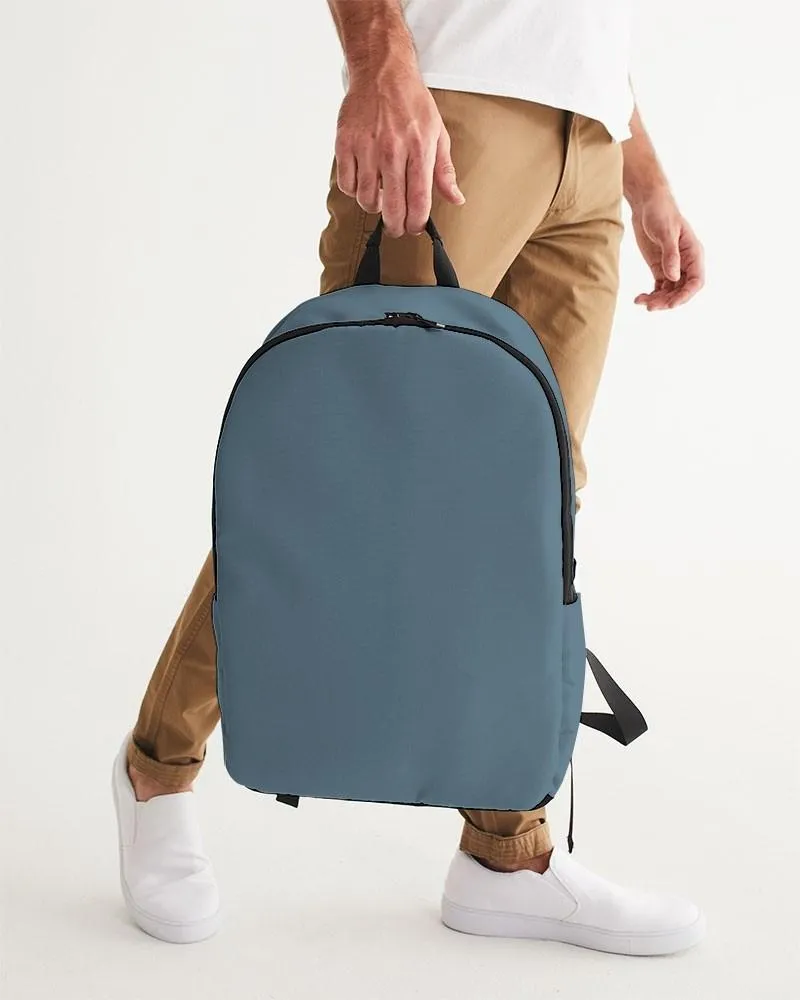 Medium Dark Cyan Waterproof Backpack | Medium Dark Pale Pastel Cyan | C30M0Y0K60