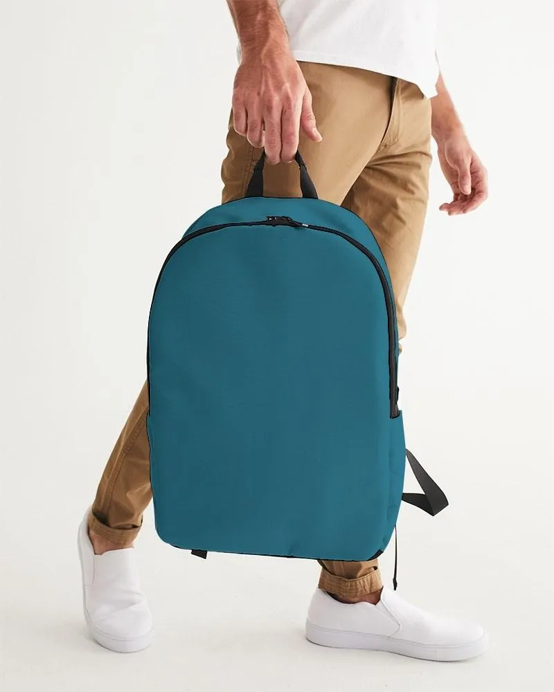 Medium Dark Cyan Waterproof Backpack | Medium Dark Pastel Cyan | C60M0Y0K60