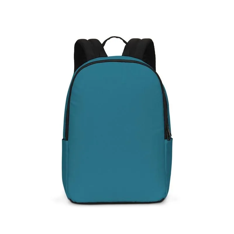 Medium Dark Cyan Waterproof Backpack | Medium Dark Pastel Cyan | C60M0Y0K60