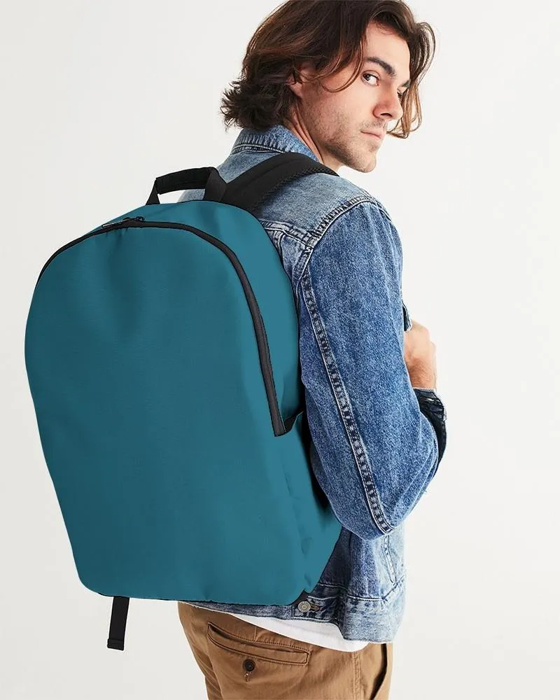 Medium Dark Cyan Waterproof Backpack | Medium Dark Pastel Cyan | C60M0Y0K60