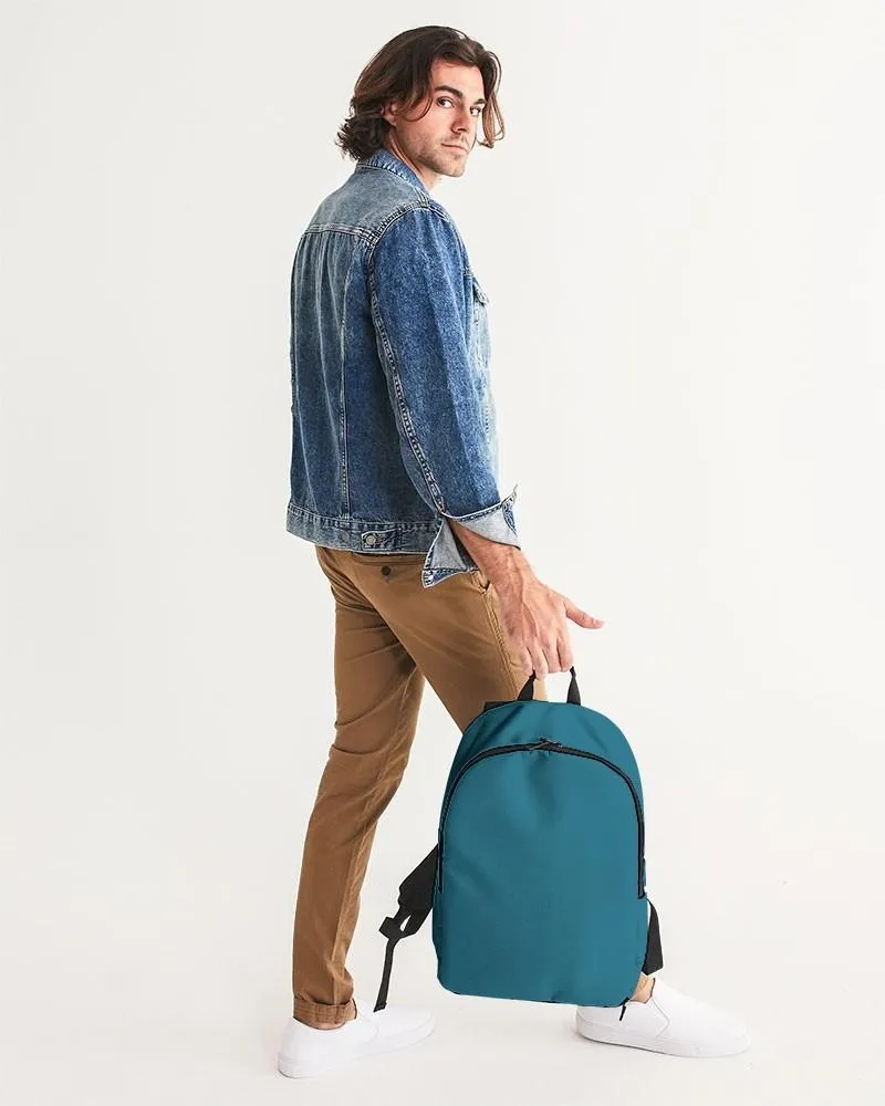 Medium Dark Cyan Waterproof Backpack | Medium Dark Pastel Cyan | C60M0Y0K60