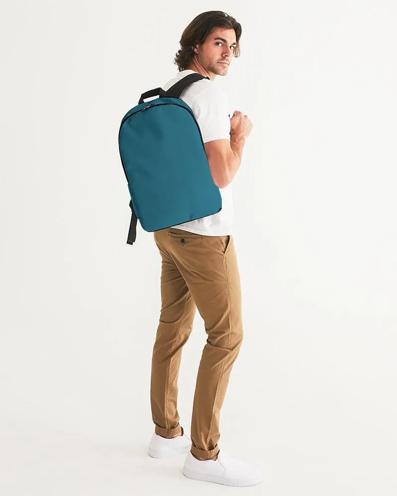 Medium Dark Cyan Waterproof Backpack | Medium Dark Pastel Cyan | C60M0Y0K60
