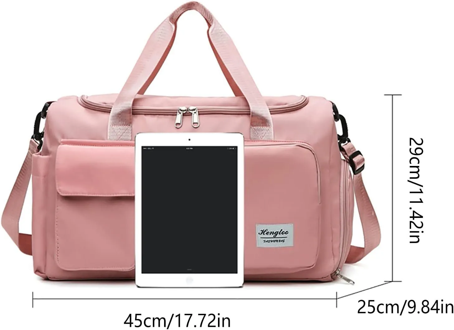 Mens Gym Bag with Shoes Compartment,28L Waterproof Duffel Bag,Duffle Bag for Workout Travel Sports Yoga