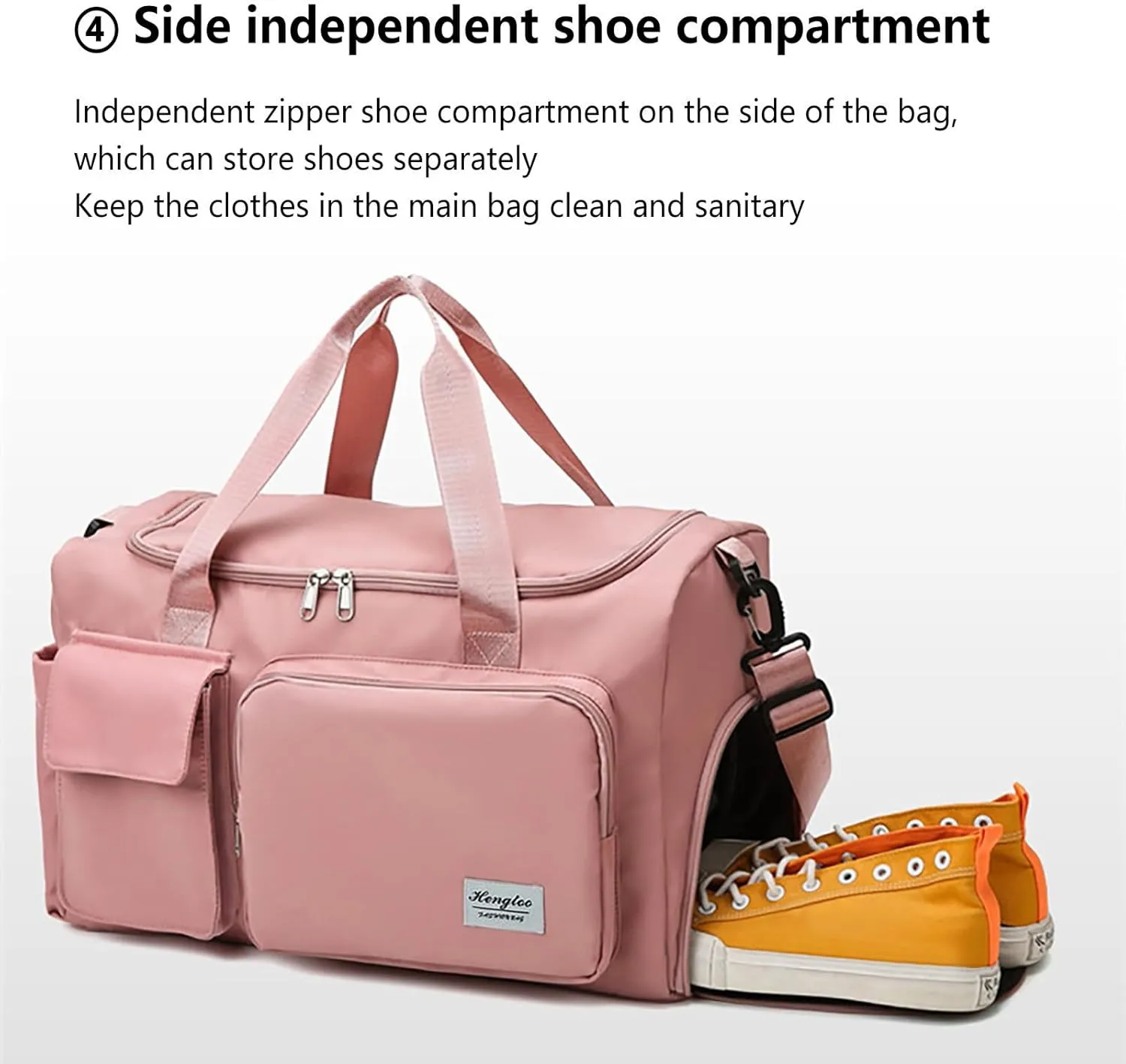 Mens Gym Bag with Shoes Compartment,28L Waterproof Duffel Bag,Duffle Bag for Workout Travel Sports Yoga