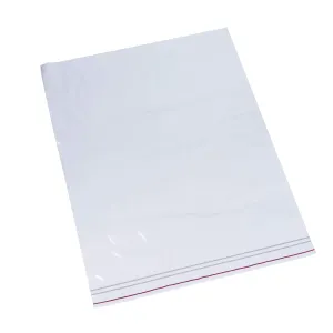 MGRL2P1215 Polyethylene (LDPE/LLDPE Blend) Clear Reclosable Bag, 15" Length, 12" Width (Pack of 1000)