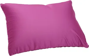 Microbead Throw Pillow with Removable Cover Bed Body Microbead Pillow Neck Head Back Support, Spandex Soft Silky Fabric for Sleeping and Travel Sofa Bedroom Comfortable (Dark Purple)