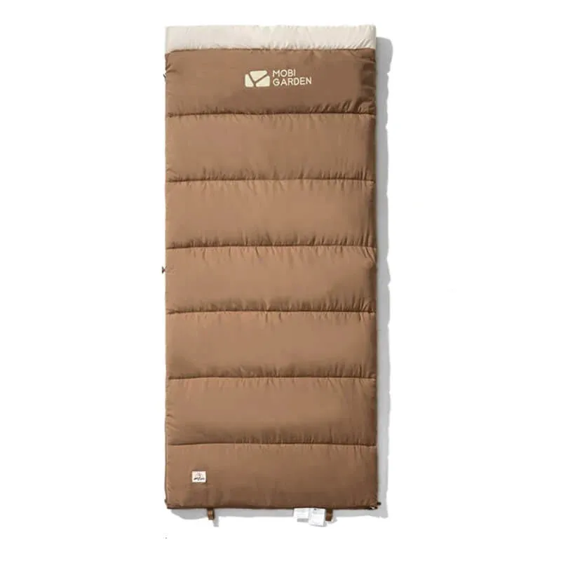 Mobi Garden Crescent Sleeping Bag 1.4 Single - Brown