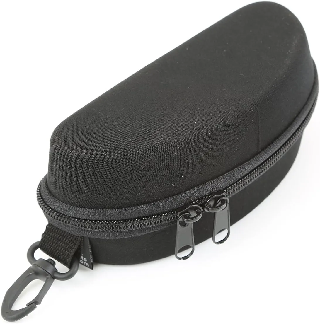 Molded Foam Sunglasses Case Double Eyeglass Reading Glasses Case Portable Bag Travel Case Portable Travel Zipper Eyeglasses Case