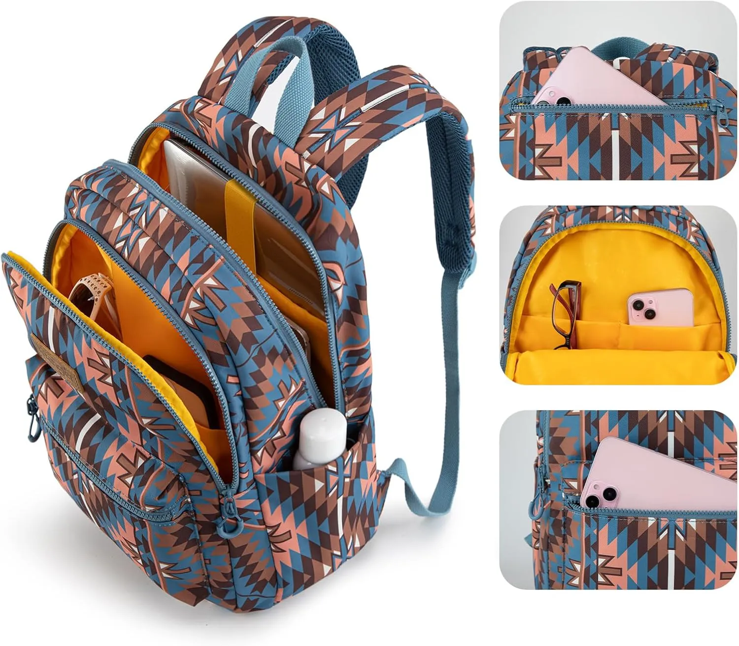 Montana West x Wrangler Aztec Backpack Mommy Daypack Western Travel Bag for Women
