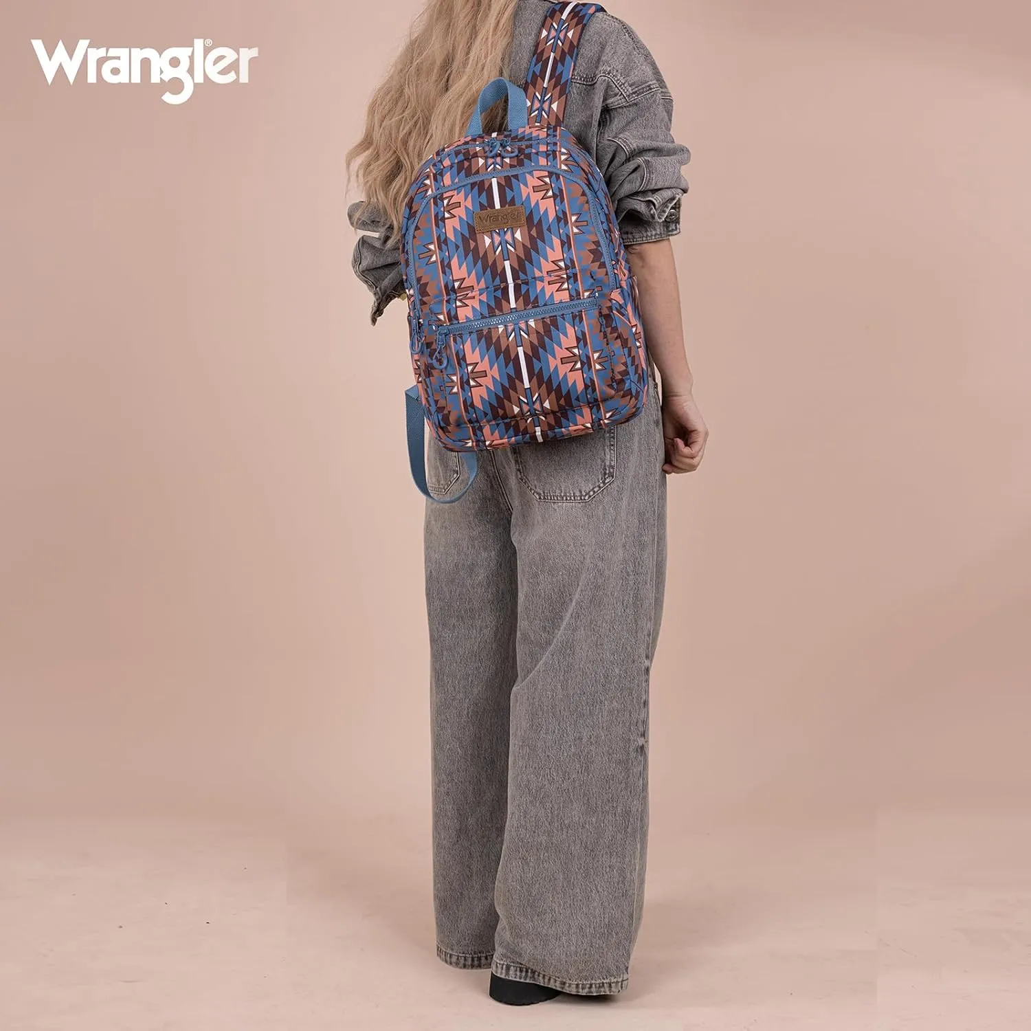 Montana West x Wrangler Aztec Backpack Mommy Daypack Western Travel Bag for Women