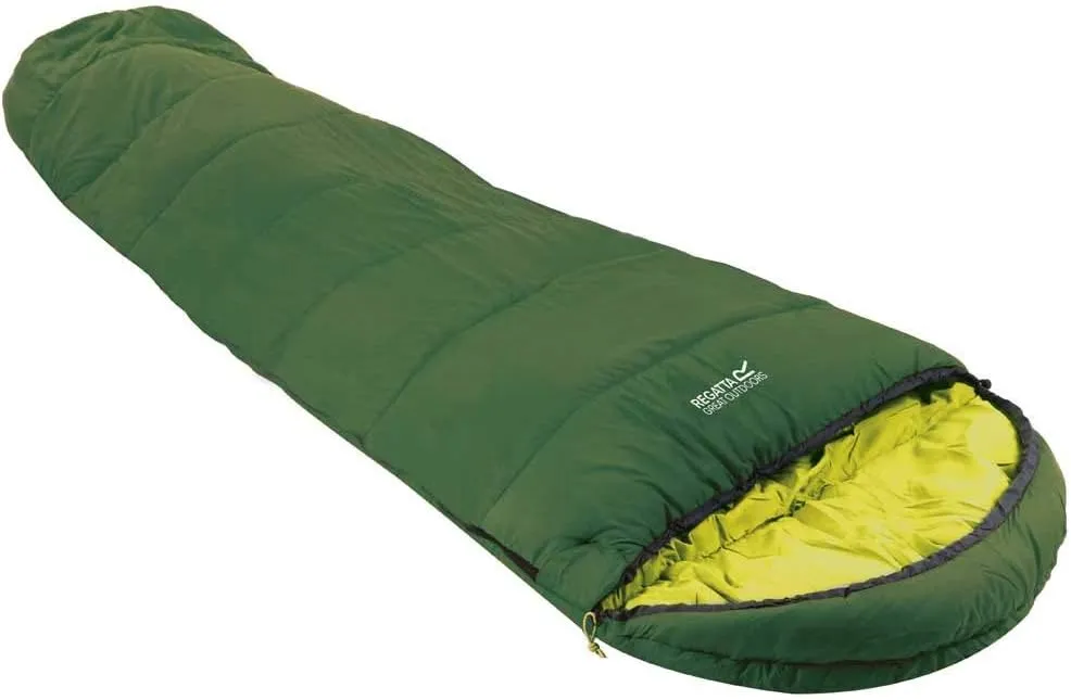 montegra 300 Mummy Sleeping Bag Alpine Green with Heat Insulation