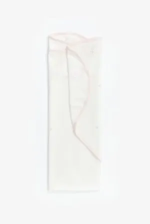 Mothercare Cotton Swaddling Blanket - Pink Star