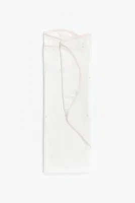 Mothercare Cotton Swaddling Blanket - Pink Star